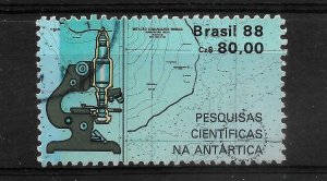 BRAZIL 1988 SCIENTIFIC EXPLORATION IN ANTARCTICA 1 VALUE USED