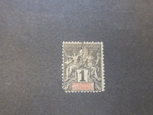 French New Caledonia 1892 Sc 40 FU