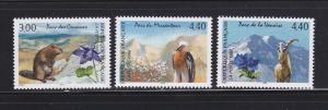 France 2514-2516 Set MNH National Parks