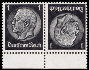 Germany Scott 415 tête-bêche Pair (1933) Mint NH VF C