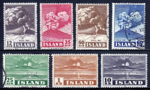 Iceland - Scott #246-252 - Used - #246 is CTO - SCV $7.85