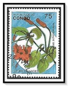 Congo People's Republic #1016 Wild Flowers CTO