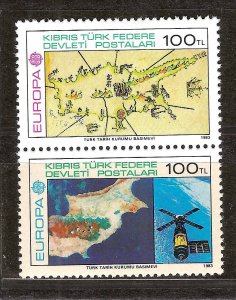 Turkish Cyprus - 1983 - Mi. 127-28 (CEPT) - MNH - EU062