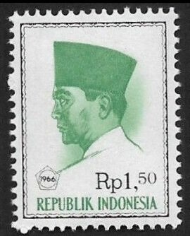 1966 Indonesia 530 President Sukarno