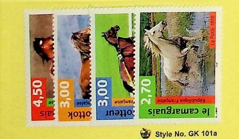 FRANCE Sc 2672-75 NH ISSUE OF 1998 - HORSES