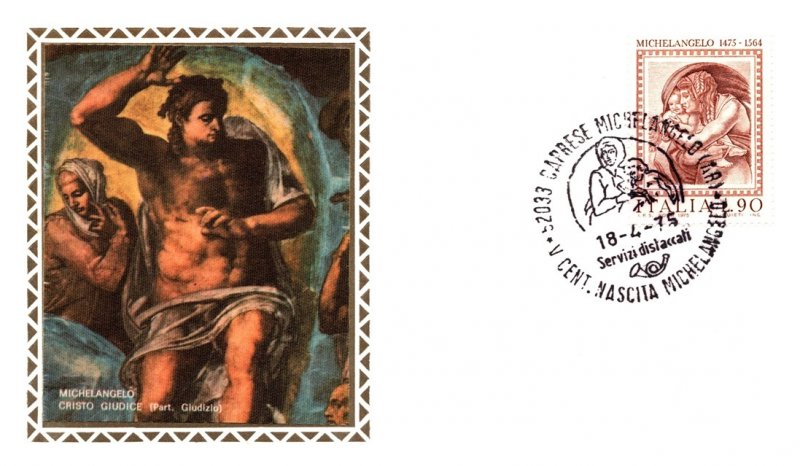 Italy, Worldwide First Day Cover, Art