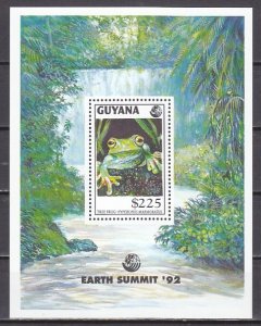 Guyana, Mi cat. 4006. Tree Frog s/sheet. ^