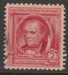U.S. 860, FAMOUS AMERICANS ISSUE. USED, F. (738)