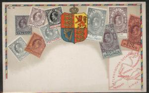 Gibraltar Ottmar Zieher Munich No. 83 Flat KEVII stampcard