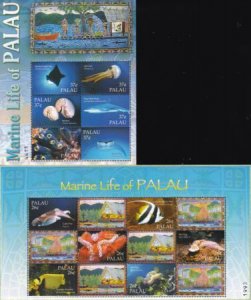 US 765-66 Trust Territories Palau NH VF Marine Life M/S