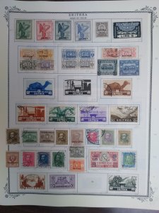 collection on pages Eritrea KO: CV $848