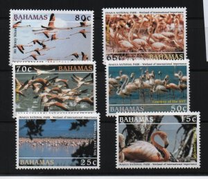 Bahamas 2003 Wetlands Flamingos set of 6 sg.1299-04  MNH