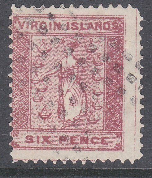BR VIRGIN ISLANDS  An old forgery of a classic stamp .......................C863