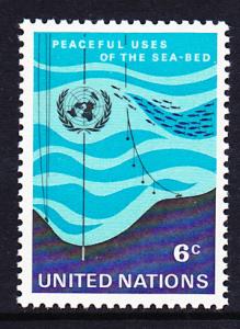 215 United Nations 1971 Sea Bed MNH