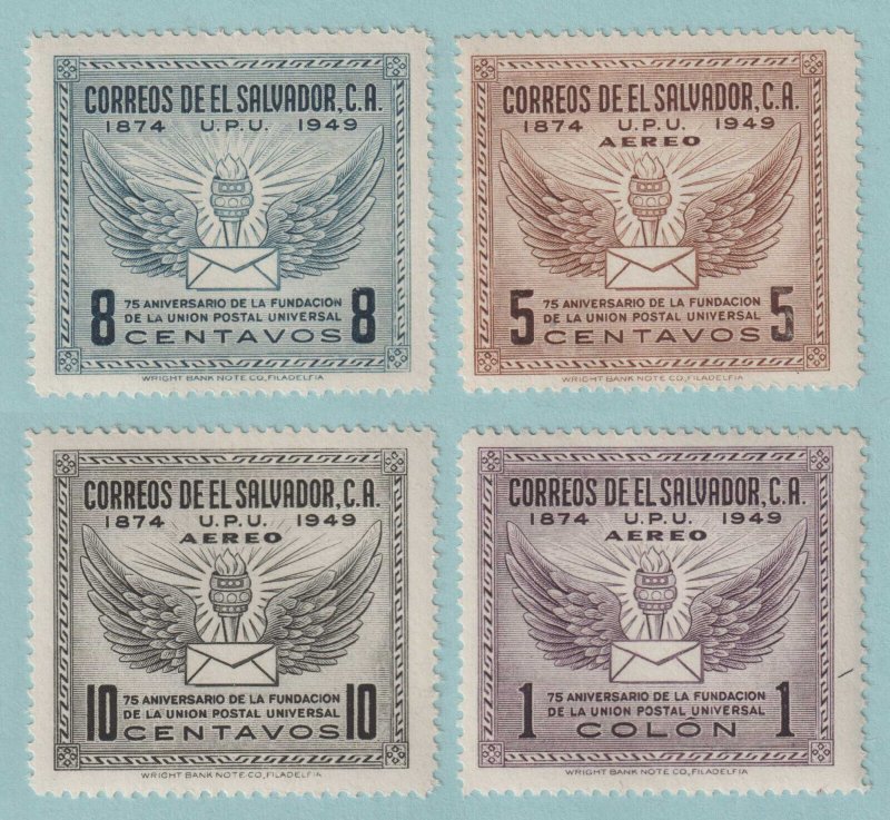 EL SALVADOR 613 AND C111 - C116  MINT NEVER HINGED OG ** VERY FINE! - R924