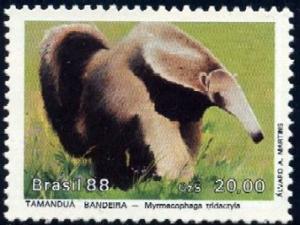 Giatn Anteater, Wildlife Conservation, Barzil SC#2141 MNH