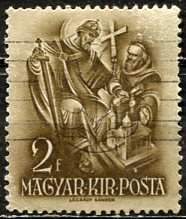 Hungary; 1938: Sc. # 512:  Used Single Stamp