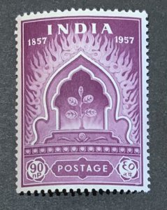 INDIA 1957  INDIAN MUTINY SG387 UNMOUNTED  MINT