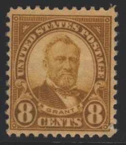USA Sc#560 Unused - part gum, tiny corner thin
