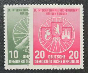 DDR Sc # 289-290, VF MH