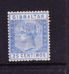 GIBRALTER 1889-96  25c  QV  MLH  SG 26a