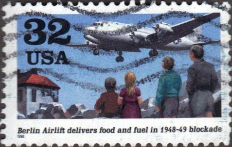 US Used 32 cent Scott# 3211 Berlin Airlift 50th Anniv VF