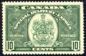 Canada Sc# E7 MH (b) 1939 10c dark green Special Delivery