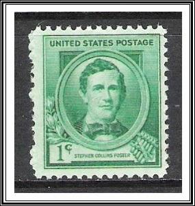 US #879 Stephen Foster MNH