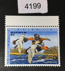 US # RW54 DUCK MINT OG NH CAT. $18 LOT #4199
