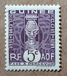 French Guinea #J26 5c Postage Due MLH (1938)