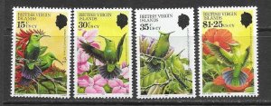 Br. Virgin Is. 422-5 MNH Humming Bird set cpl. x 15 sets, vf.   2022 CV $82.50