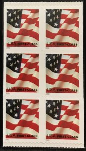 US #3624b MNH Booklet Pane of 6 “Old Glory” Long May It Wave” SCV $6.60 L42