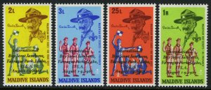 Maldives Islands SC#278-281 12th World BOY SCOUT Jamboree (1968) MNH