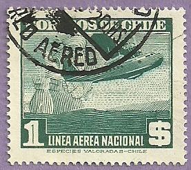Chile Used Stamp Scott C117 #6