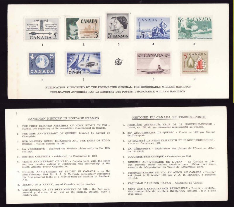 Canada-Covers-Souvenir card #1-1959-