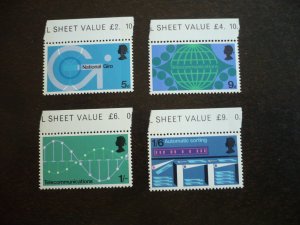 Stamps - Great Britain - Scott# 601-604 - Mint Never Hinged Set of 4 Stamps