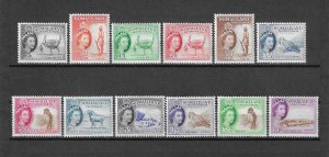 SOMALILAND 1953/58 SG 137/148 MINT
