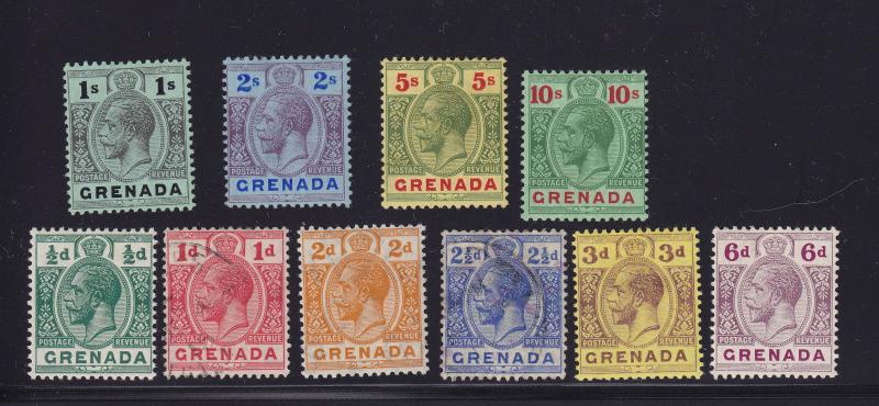 Grenada Scott # 79 - 88 set mint/ 2 used light cancels ! scv $ 106 ! see pic !
