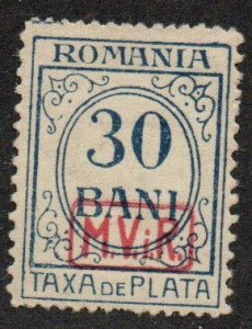 Romania - German Occupation Sc #3NJ6 Mint Hinged