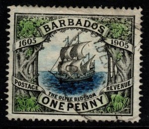 BARBADOS SG152 1906 TERCENTENARY OF ANNEXATION USED