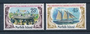 [117085] Norfolk Island 1975 Ships Launching resolution  MNH