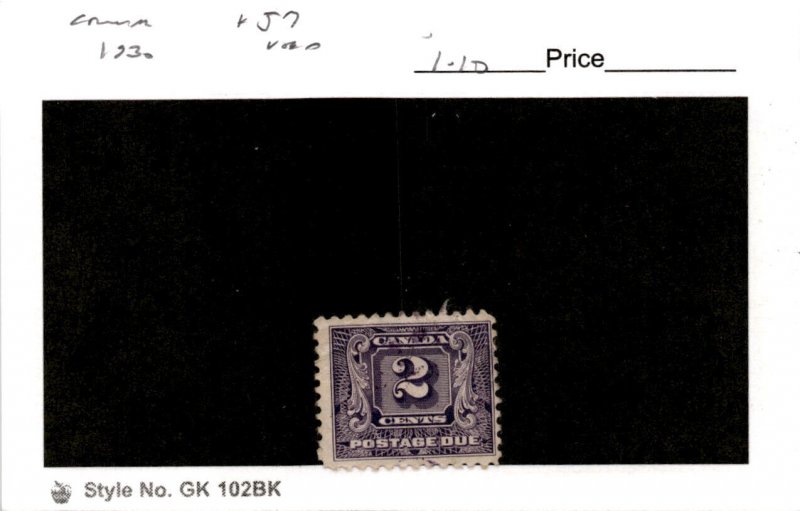 Canada, Postage Stamp, #J7 Used, 1930 Postage Due (AD)