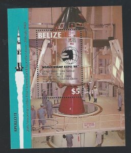Belize souvenir sheet mnh sc 921