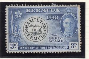 Bermuda 1949 Early Issue Fine Used 3d. 294604