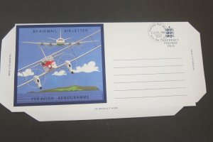Great Britain Guernsey 1988 Airletter