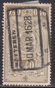 Belgium Q144 Parcel Post & Railway Stamps 1923