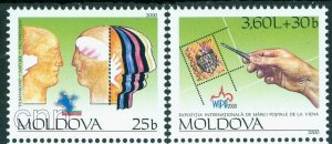 Moldova 2000 MNH Stamps Scott 356-357 Exhibition Expo Philately