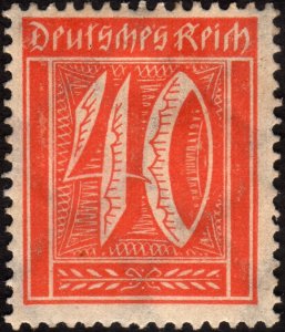 1922 Germany, 40pfg, MNG, Sc 166