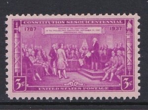 798 Constitution Sesquicentennial MNH