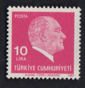 Turkey  #2163  MNH  1981   Ataturk 10 l